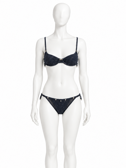 Dior spring 2001 metallic bikini