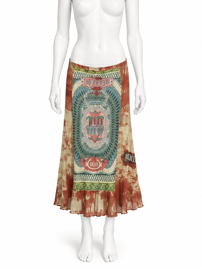 Jean Paul Gaultier spring 1994 rare low-waisted skirt