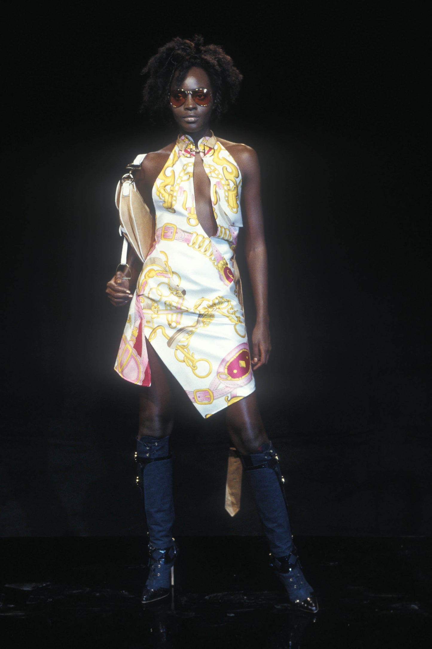 Dior 2000 runway saddle bag