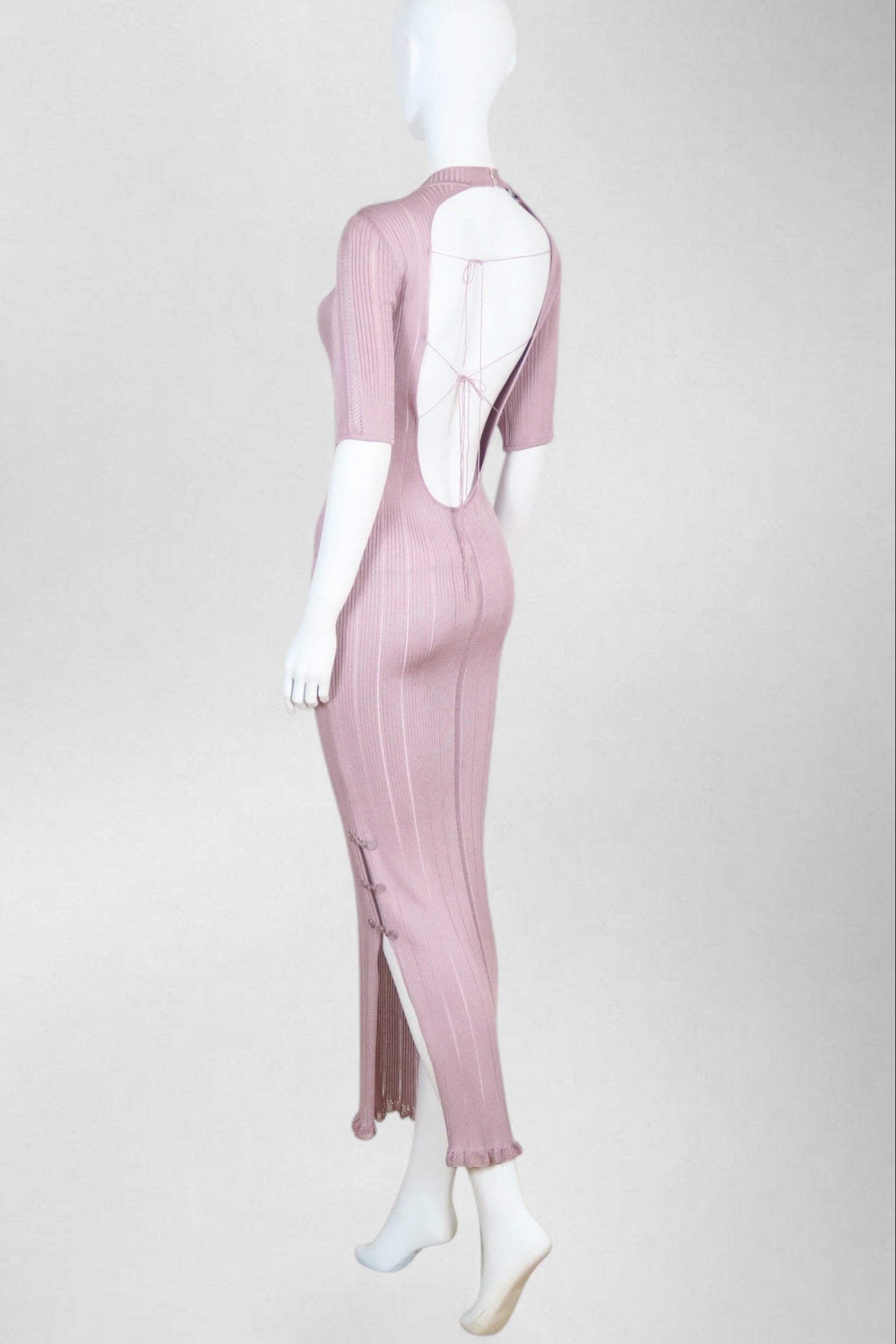 John Galliano backless dress