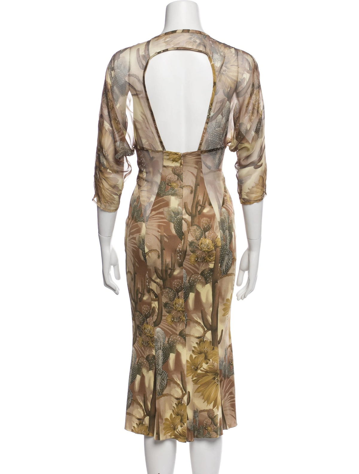 Versace spring 2006 runway backless dress