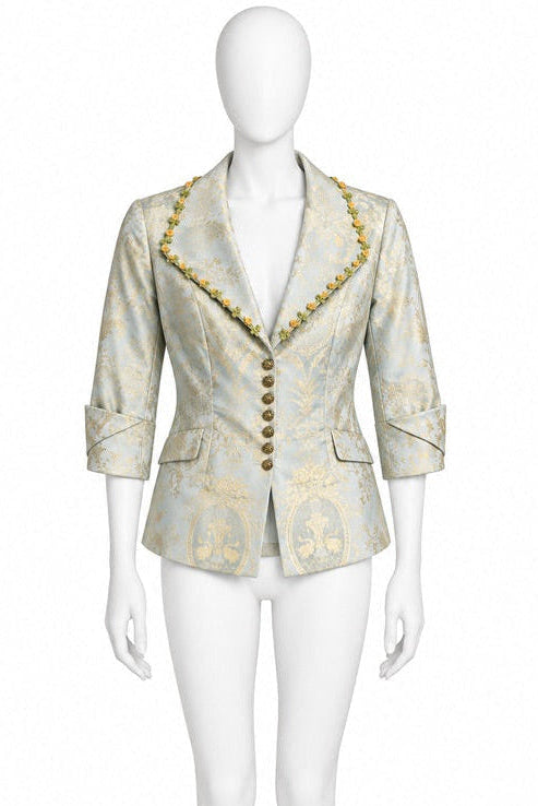 Lolita Lempicka floral jacquard embroidered jacket
