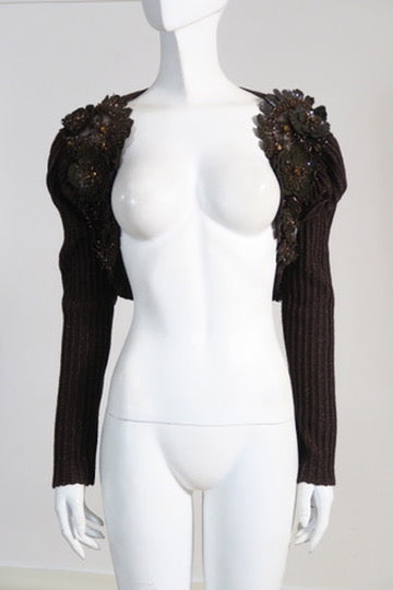 Valentino beaded bolero top