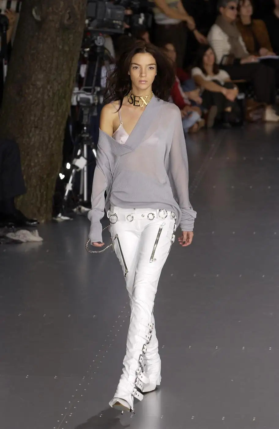 Dolce & Gabbana spring 2003 lambskin leather bondage pants