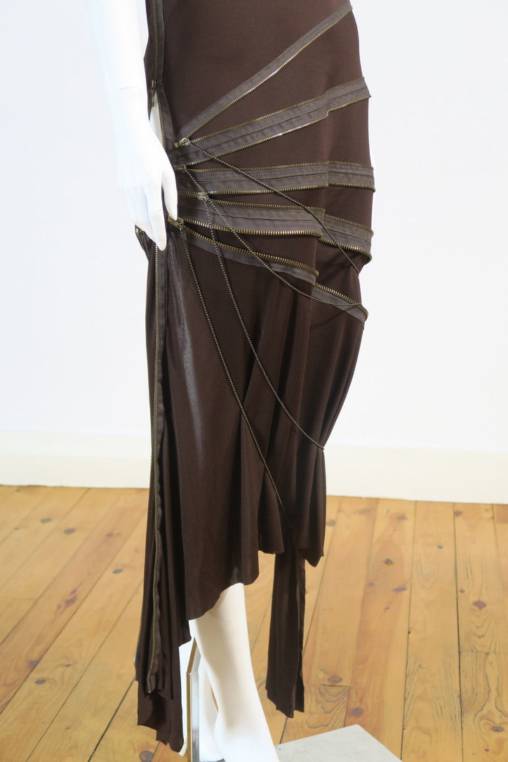 Jean Paul Gaultier zipper dress