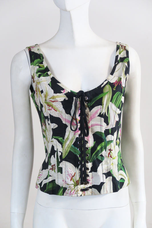Dolce & Gabbana laced up corset