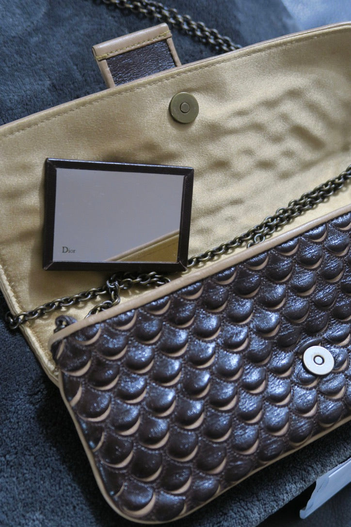 Dior limited edition clutch with mirror