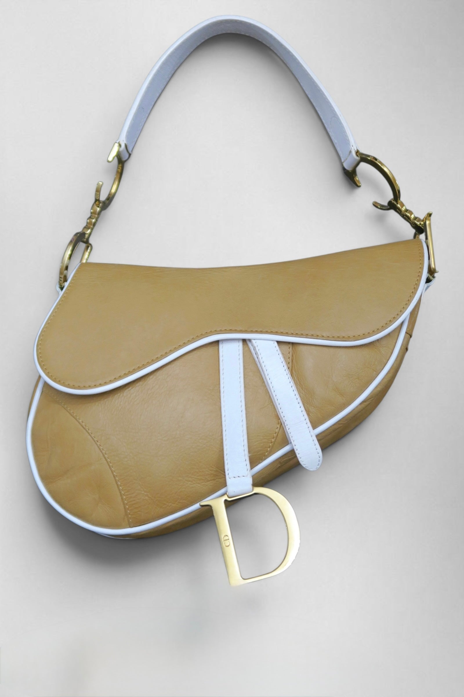 Dior saddle bag 2000 leather