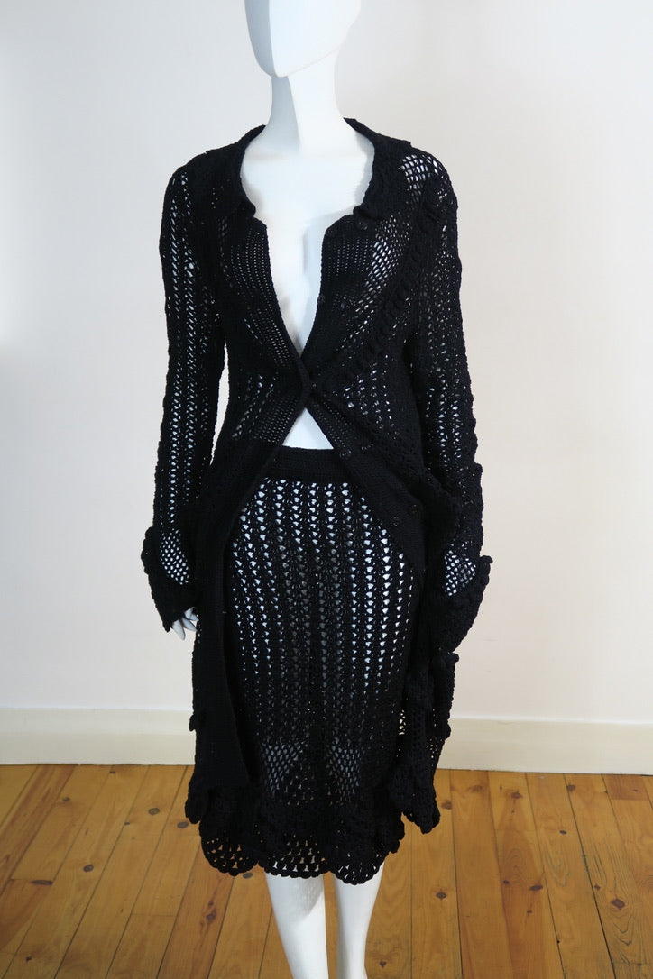 Dolce Gabbana knit cardigan set
