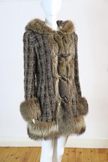 Dolce Gabbana winter jacket fur details