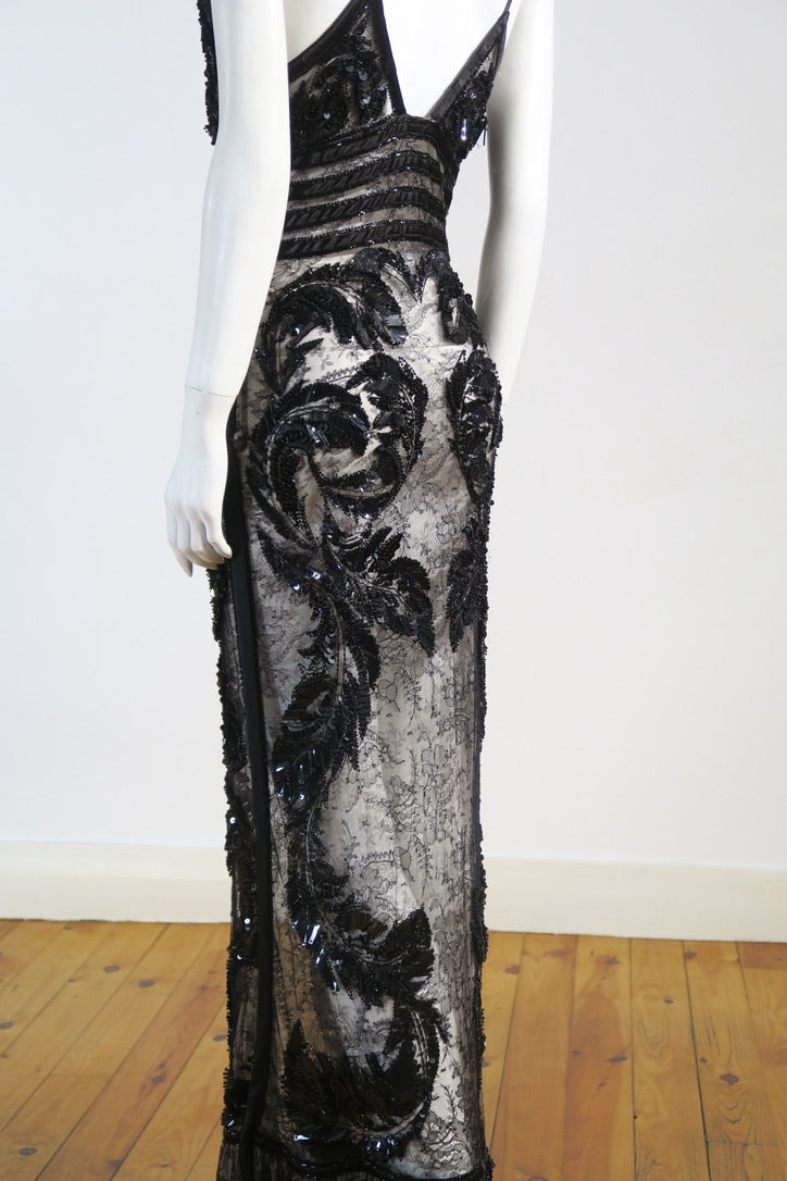 Roberto Cavalli 1/1 beaded maxi dress