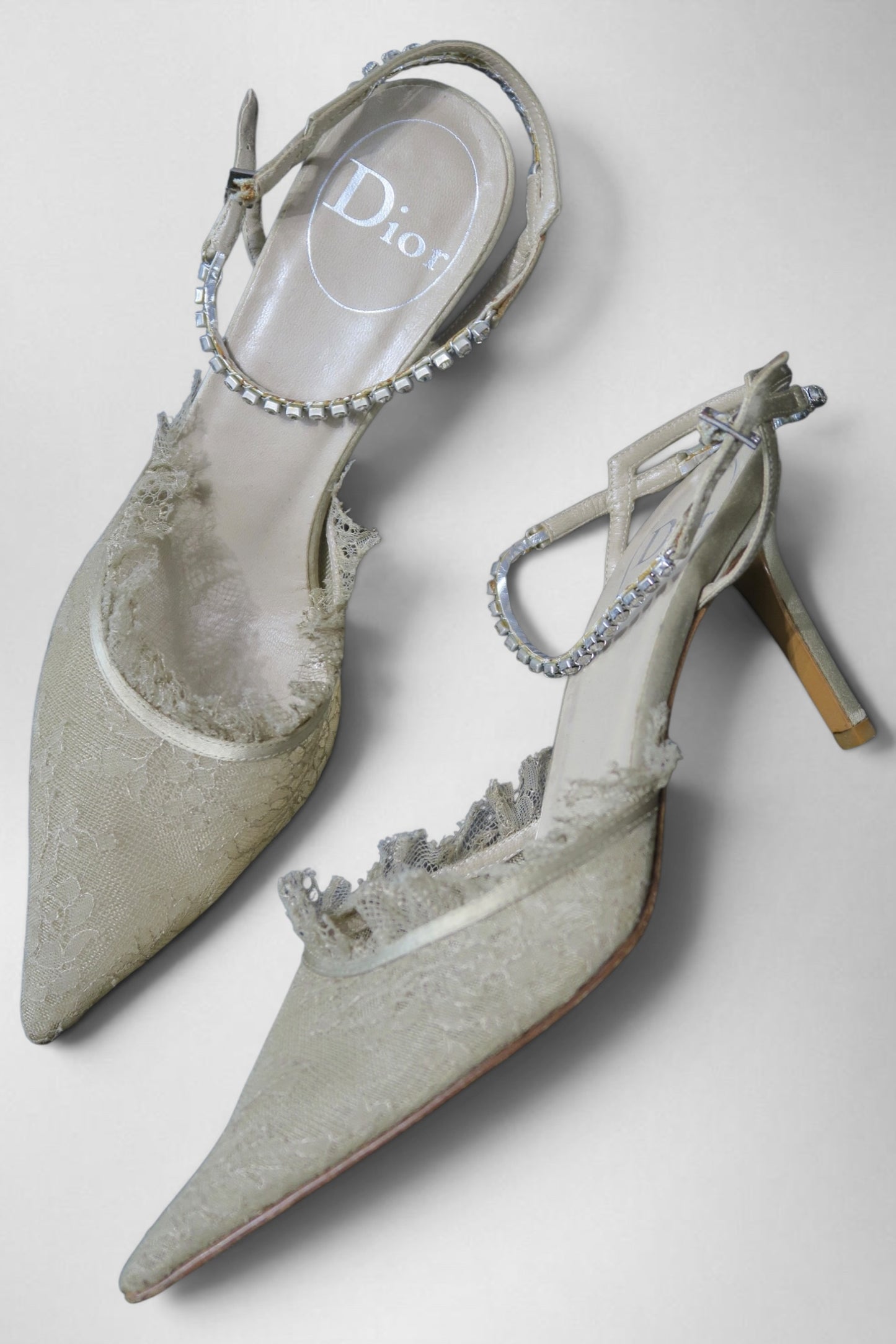 Dior bridal heels
