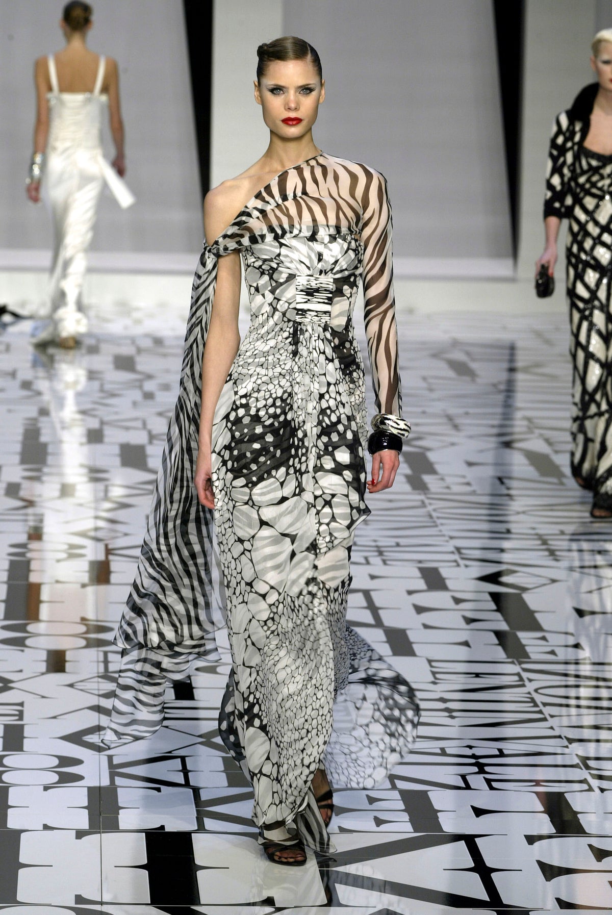 Valentino spring 2003 3p silk set