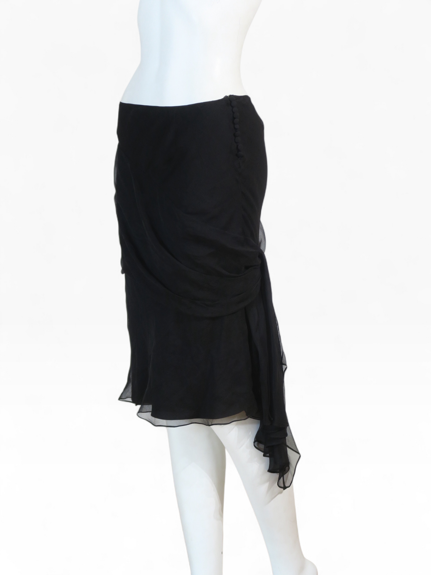 Dior chiffon silk skirt
