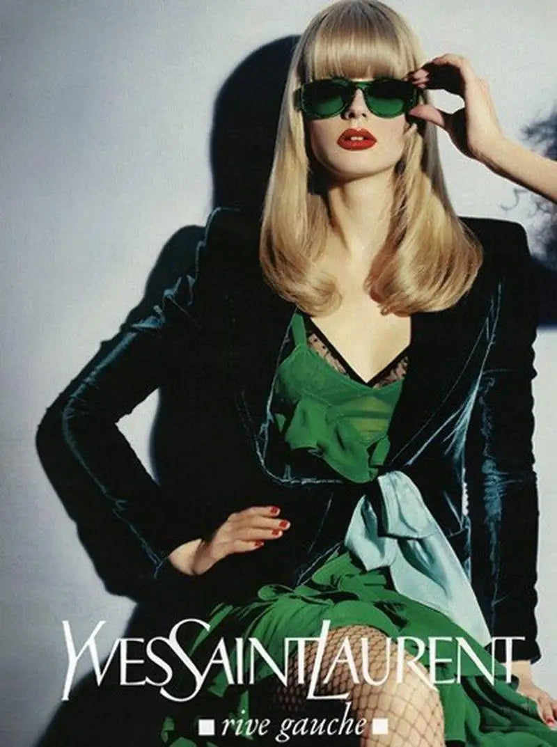 Yves Saint Laurent Tom Ford fall 2003 runway silk velvet set