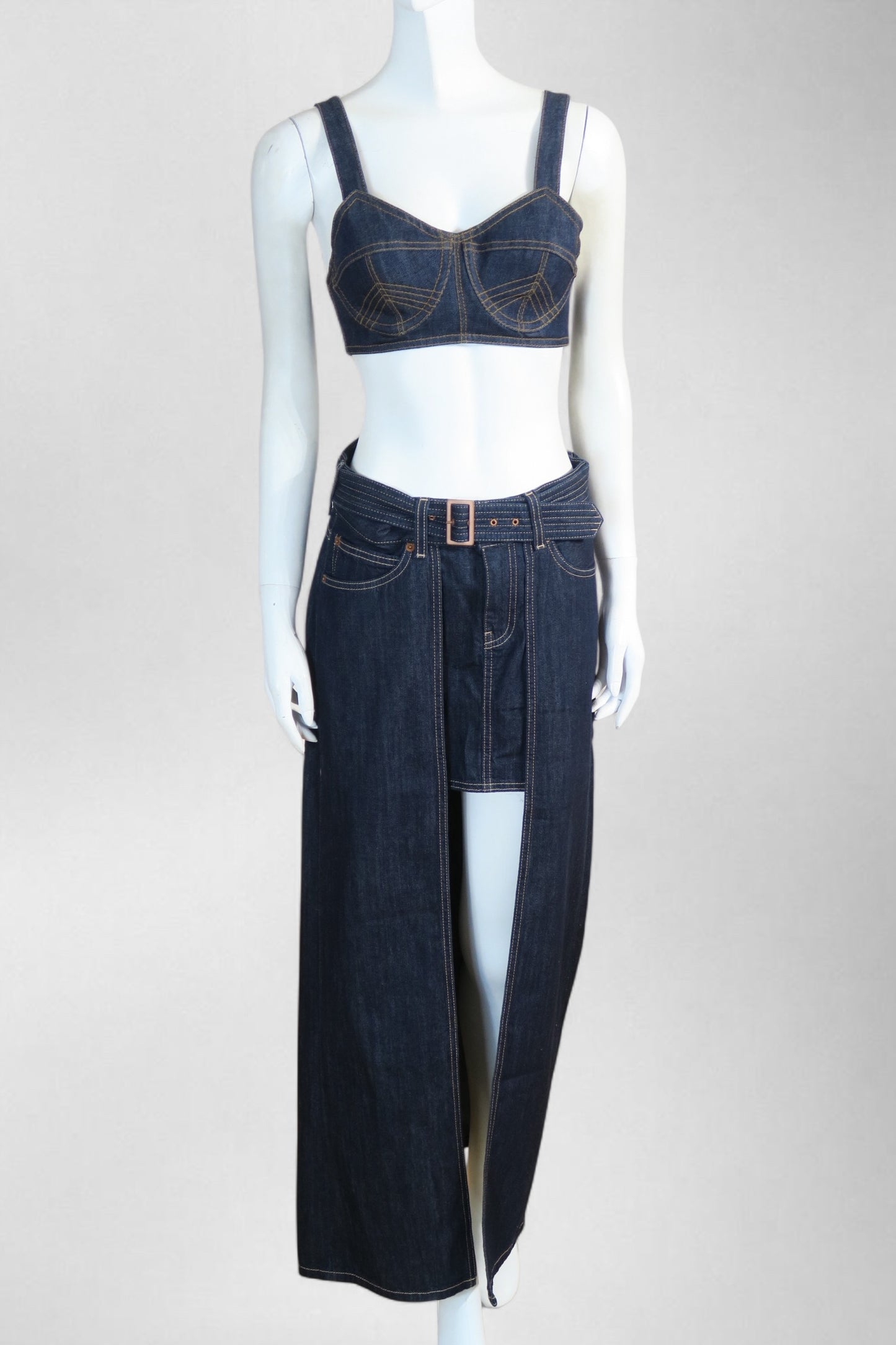 Jean Paul Gaultier denim set