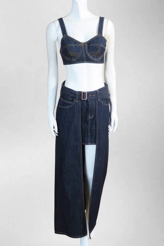 Jean Paul Gaultier denim set