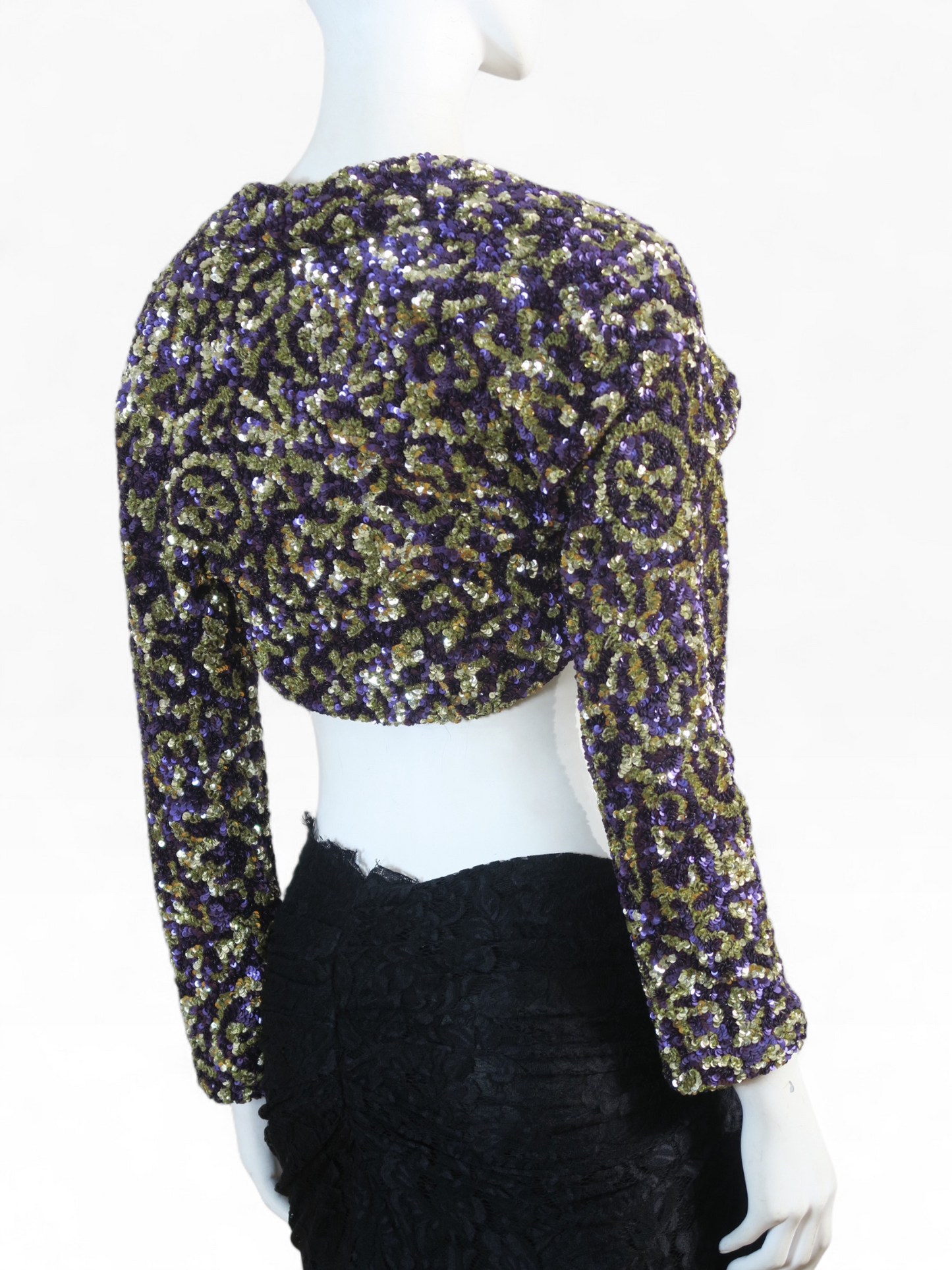 Dolce & Gabbana hand beaded sequins bolero "Special Piece"