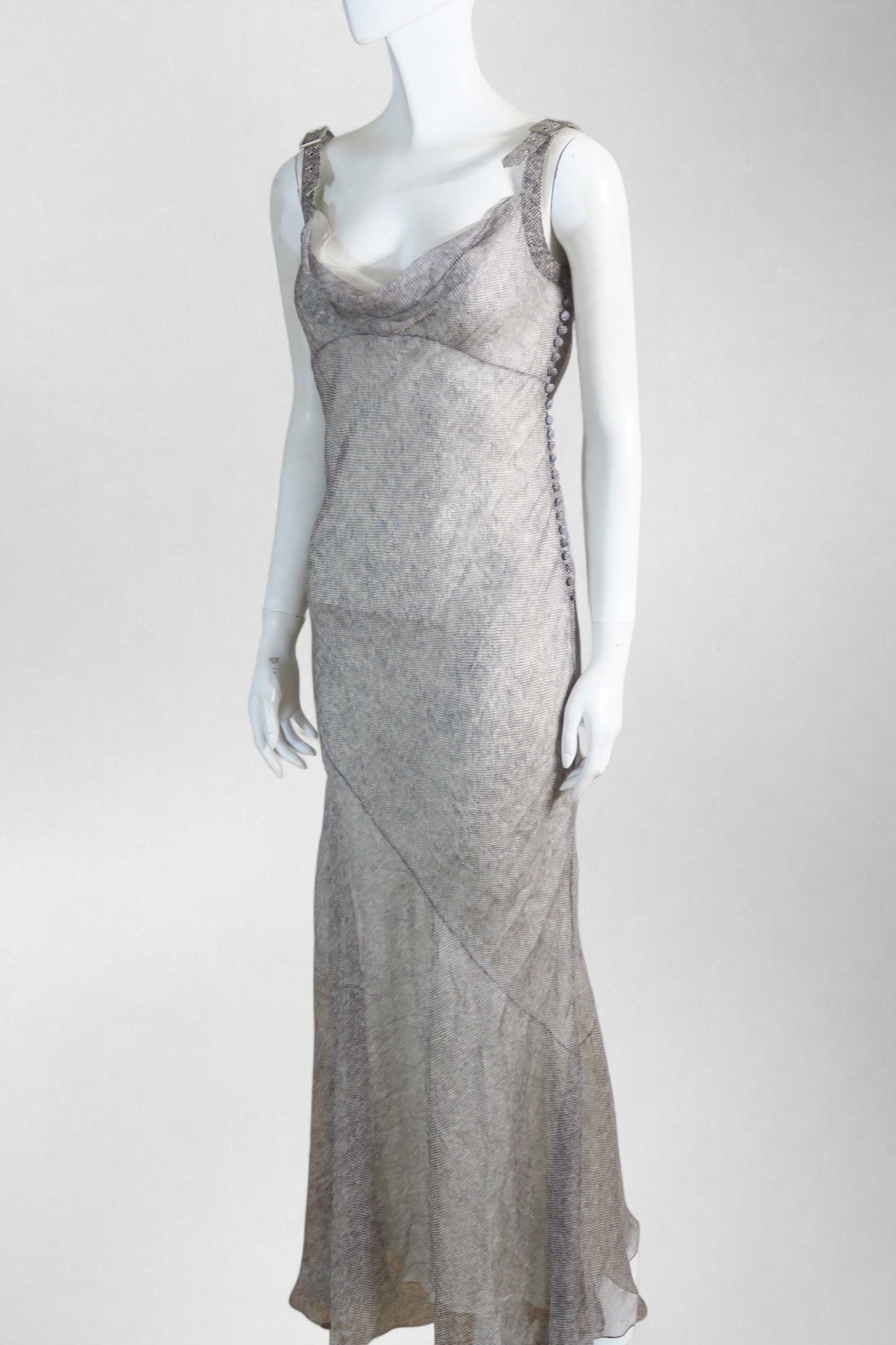Dior spring 2001 silk dress