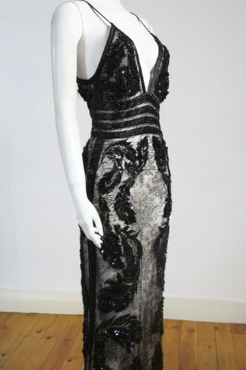 Roberto Cavalli 1/1 beaded maxi dress