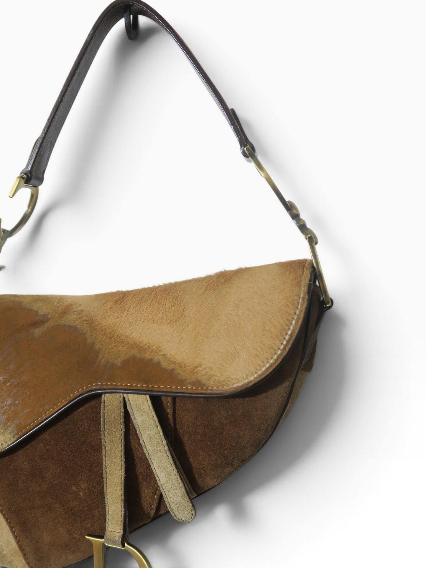 Dior ponyhair saddle bag