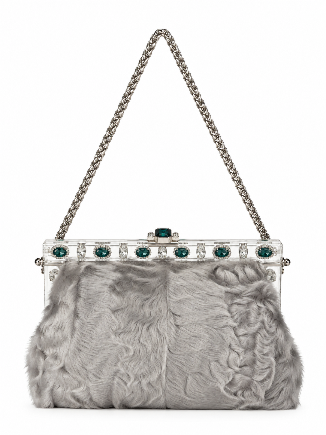 Dolce & Gabbana fall 2015 runway fur bag