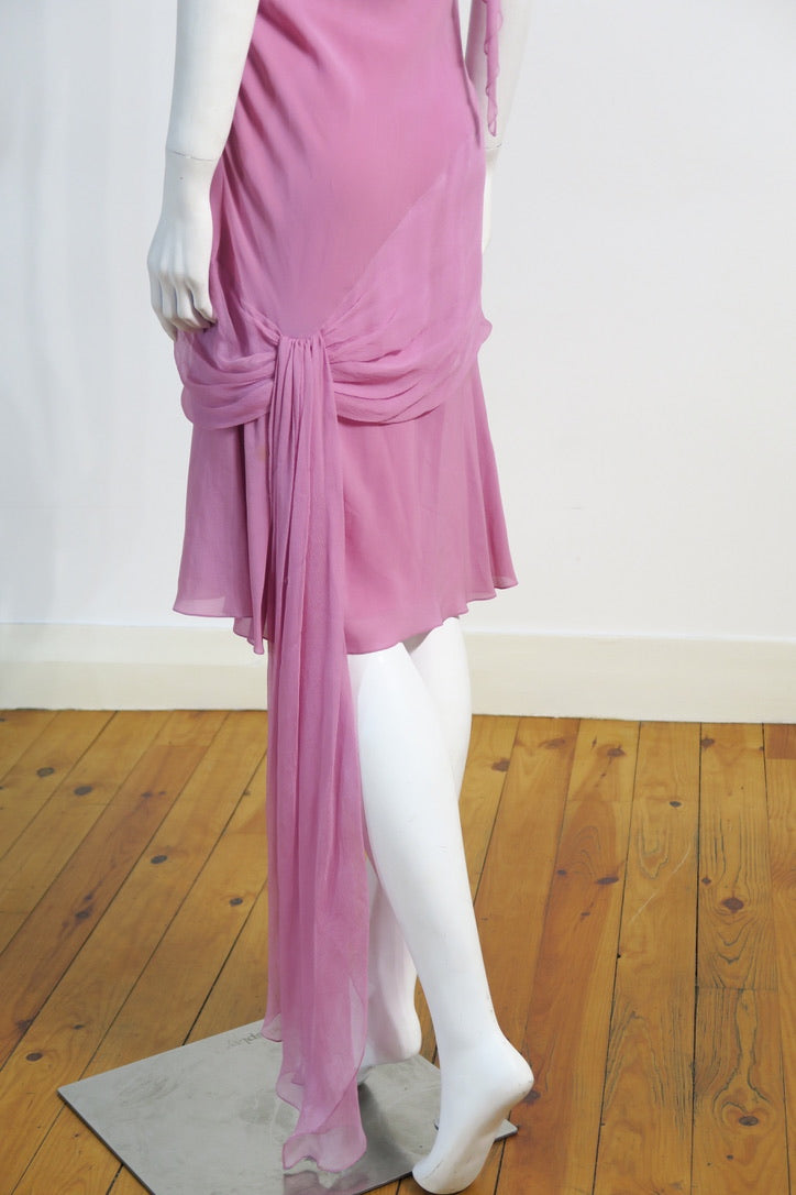 Christian Dior 2005 Strapless Silk Chiffon Dress – Pink – Corset – Size 42 FR – yourgarmentz Christian Dior 2005 Strapless Silk Chiffon Dress – Pink – Corset – Size 42 FR – yourgarmentz