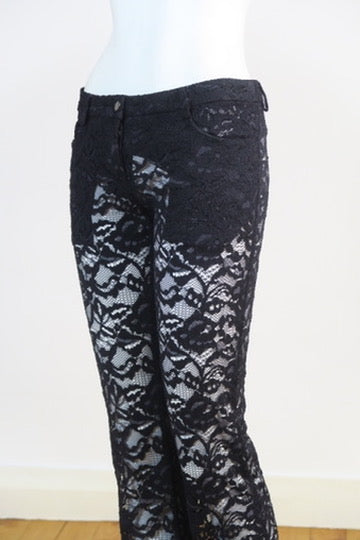 Alexander McQueen 1997 lace pants