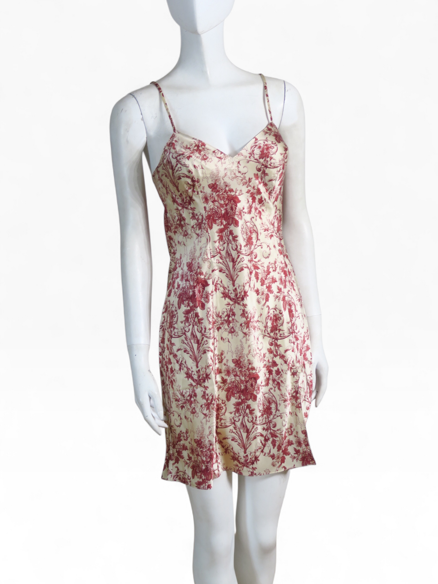 Dior spring 1998 silk printed kimono dress
