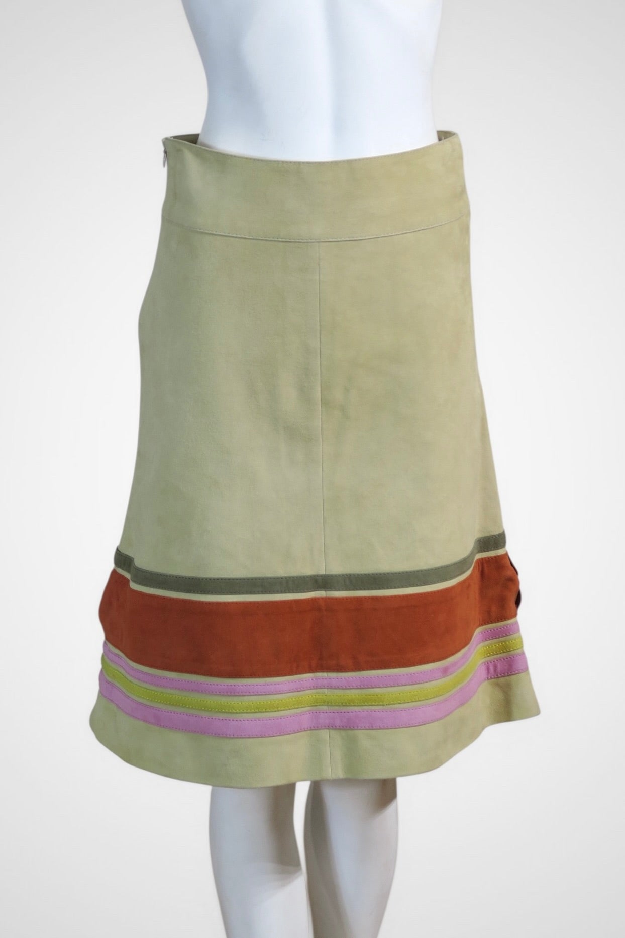 Valentino suede skirt