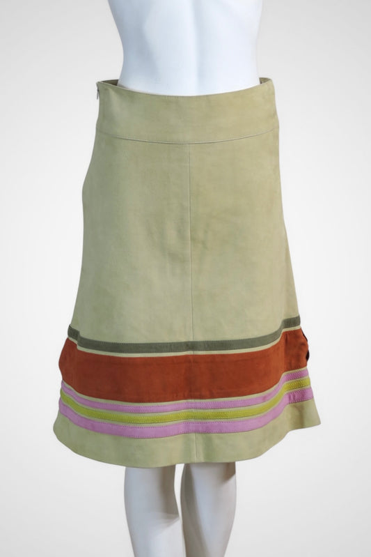 Valentino suede skirt