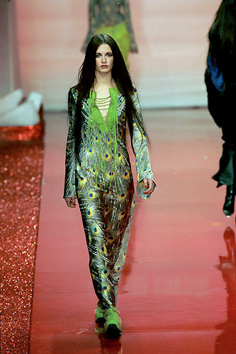 Roberto Cavalli maxi runway dress