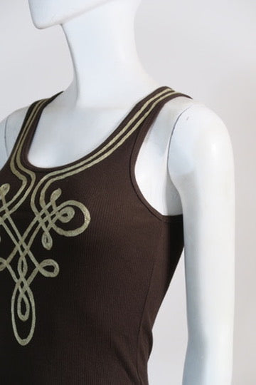 JPG vintage bodysuit tribal print fitted