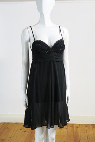 La Perla evening dress beaded detail