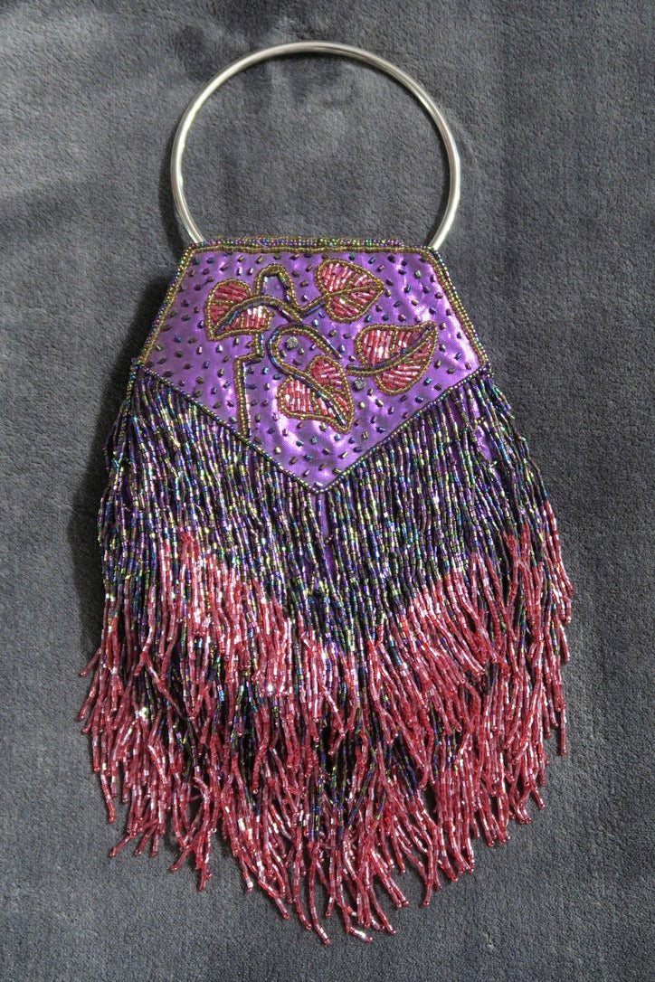 Lacroix vintage bag colorful sequins couture