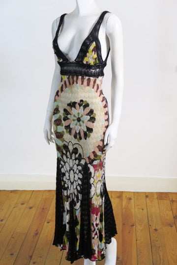 Missoni statement dress crochet knit