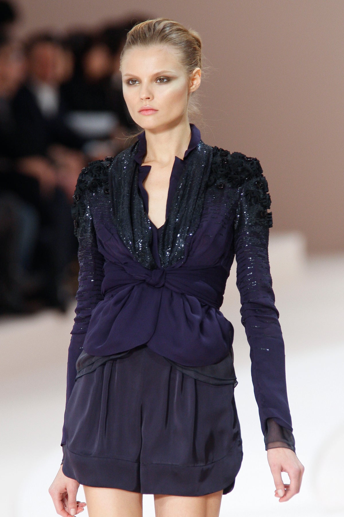 Valentino spring summer 2009 silk chiffon sequins runway set