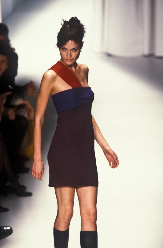 Gianni Versace Couture fall 1997 Colour-Block Dress