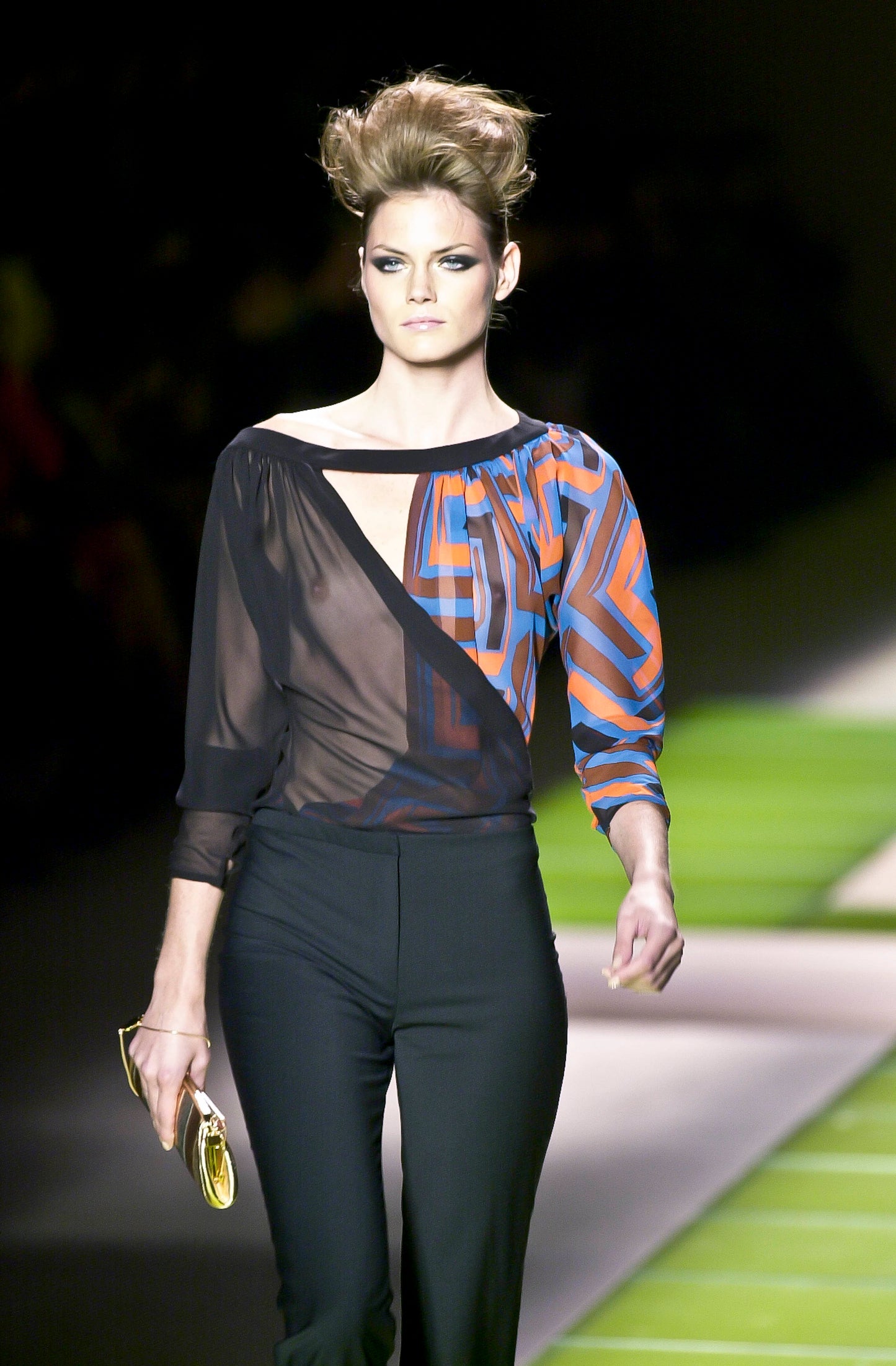 Gianni Versace 2001 runway top