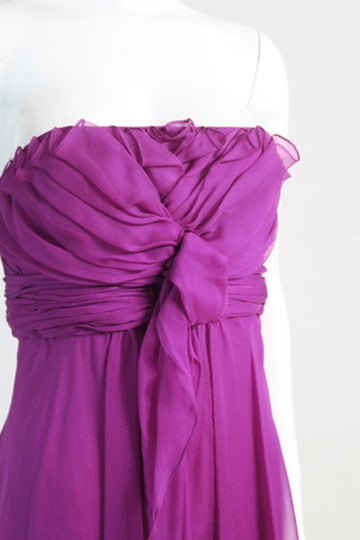 Yves Saint Laurent 2010 dress bright purple