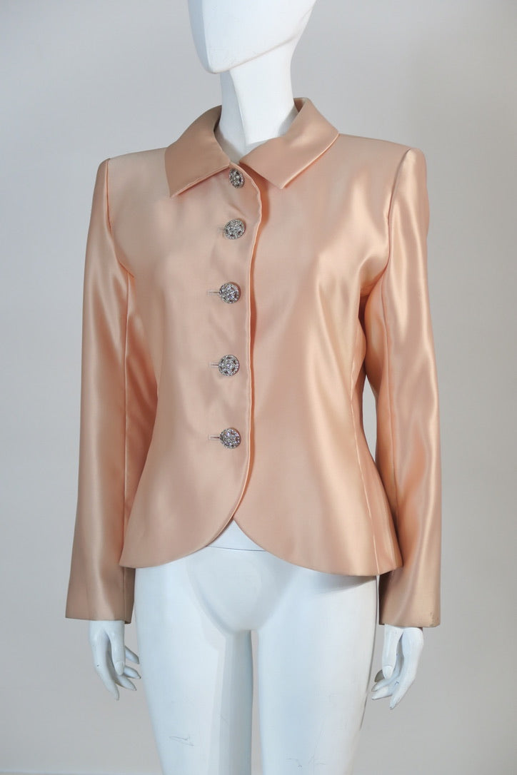 Yves Saint Laurent vintage satin jacket