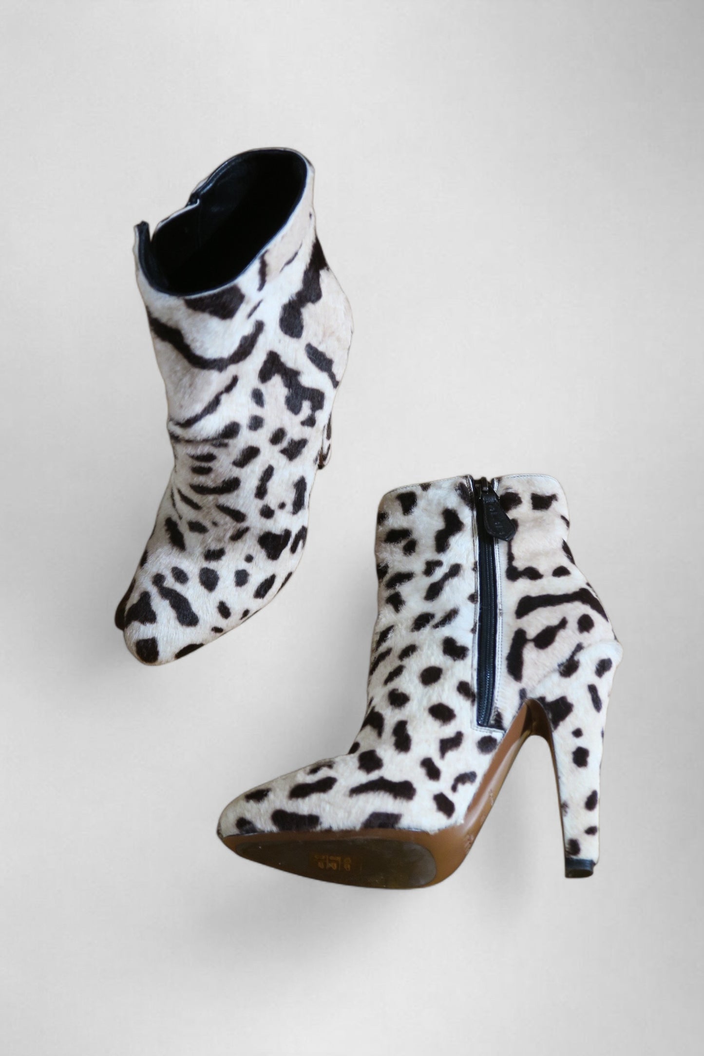alaia zebra ponyhair boots