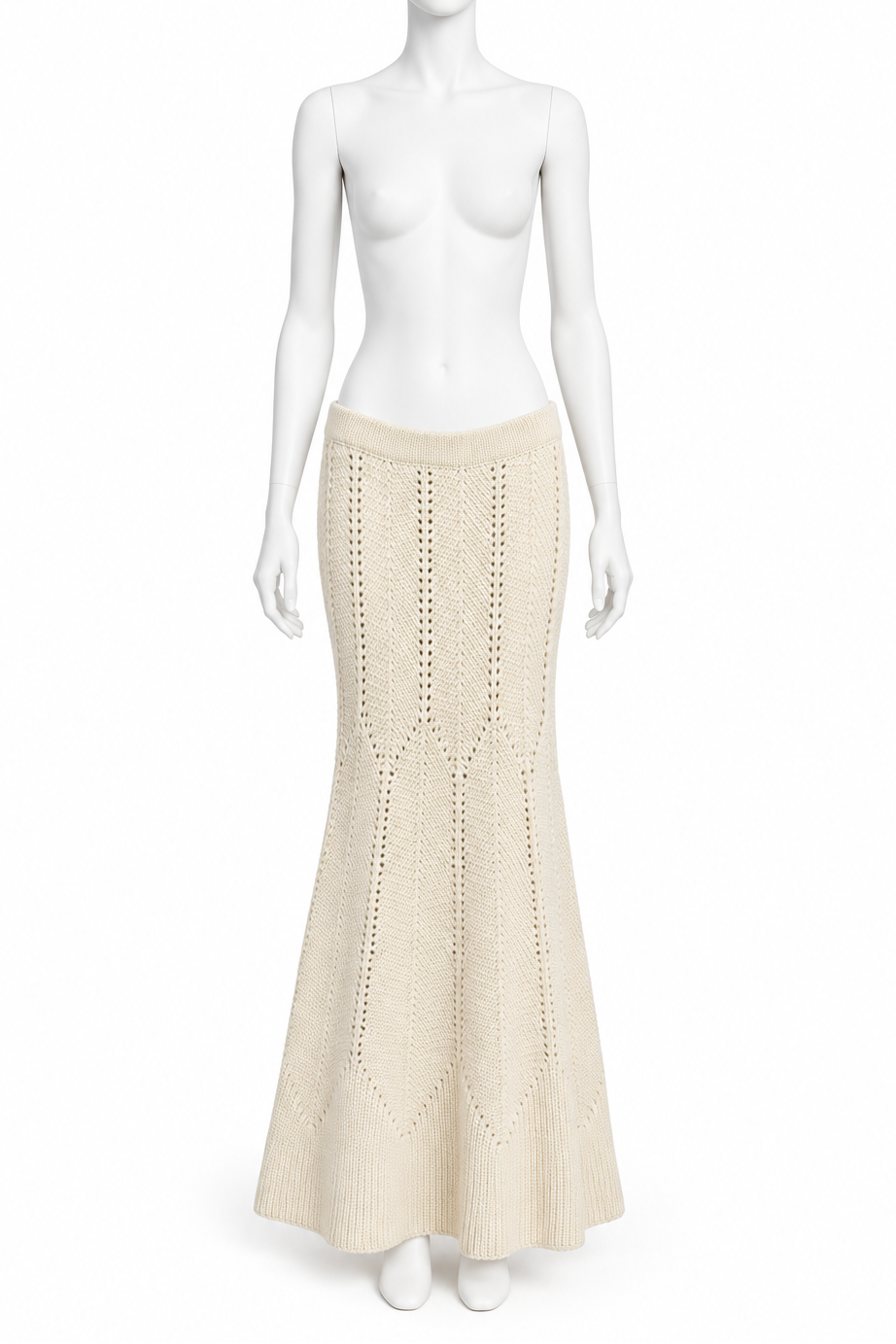 Alexander McQueen knitted maxi skirt