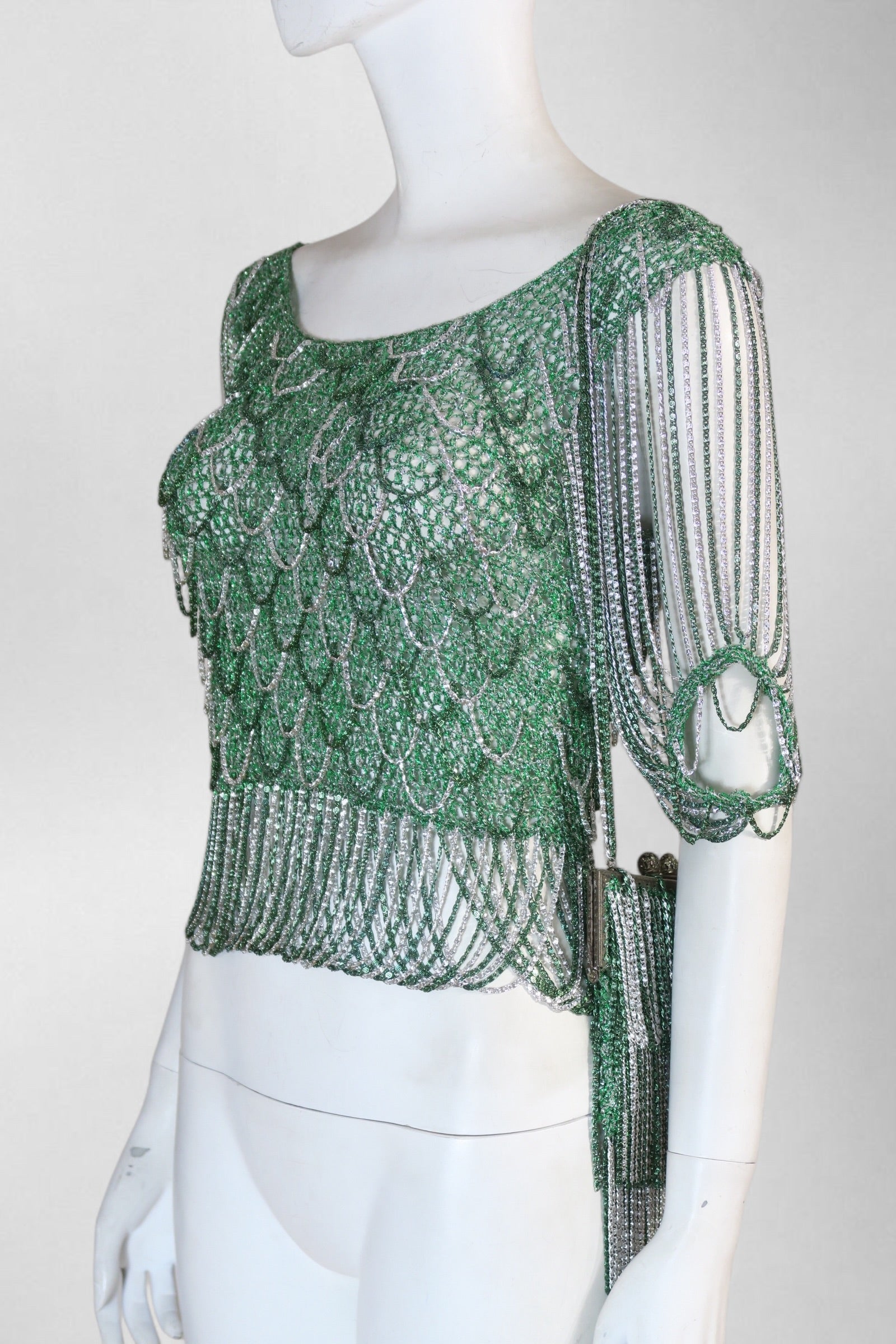 azzaro vintage tassel top