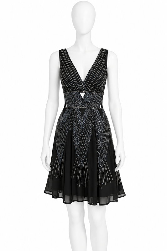 Scherrer beaded mini dress