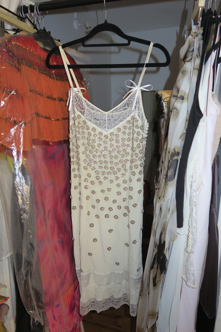 dior spring 2006 lace dress