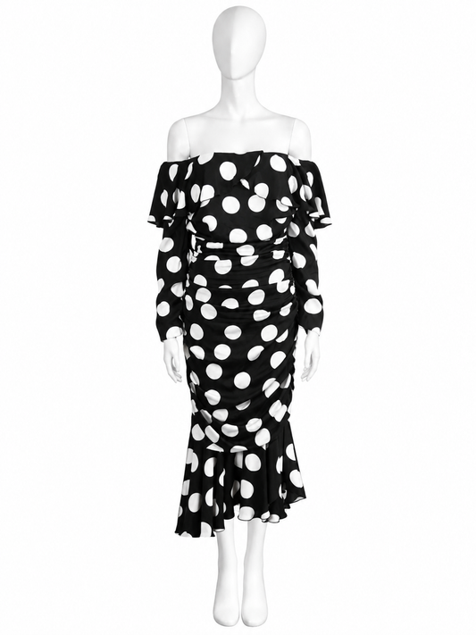 Dolce & Gabbana polka dot dress