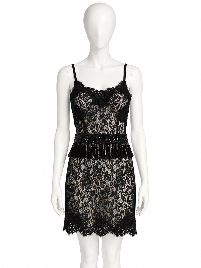 Dolce & Gabbana special piece lace sequin dress