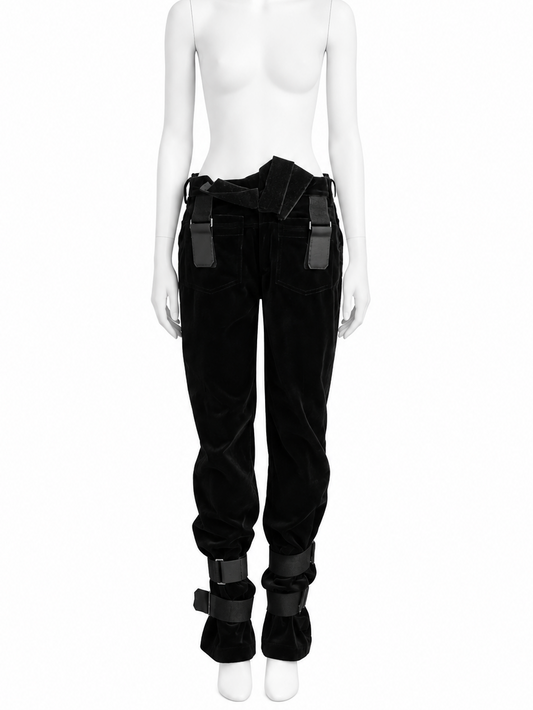 Dolce & Gabbana velvet velcro pants