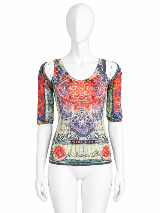 Jean Paul Gaultier mesh twin set